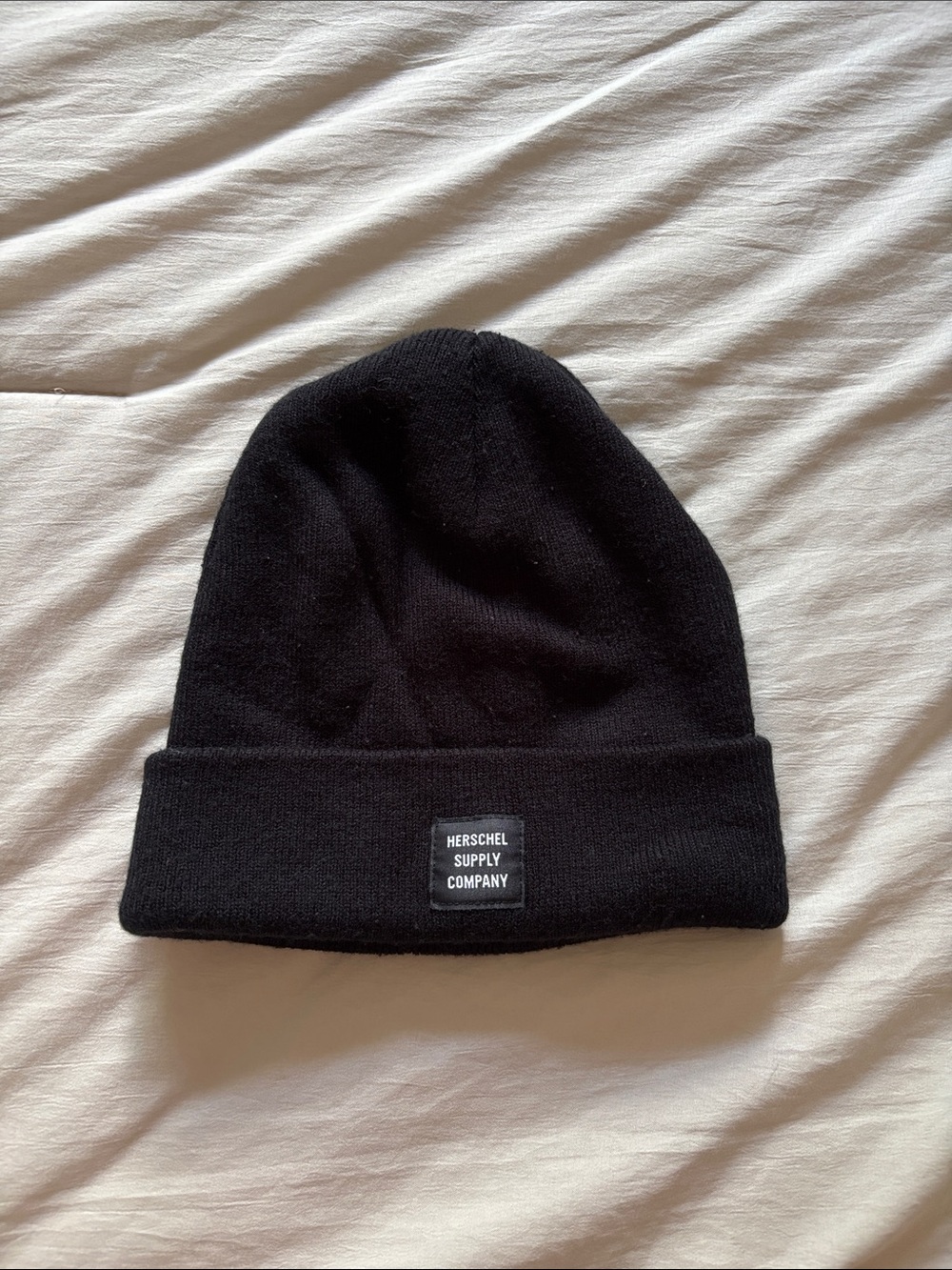 Herschel Supply Company Black Knit Cuffed Beanie